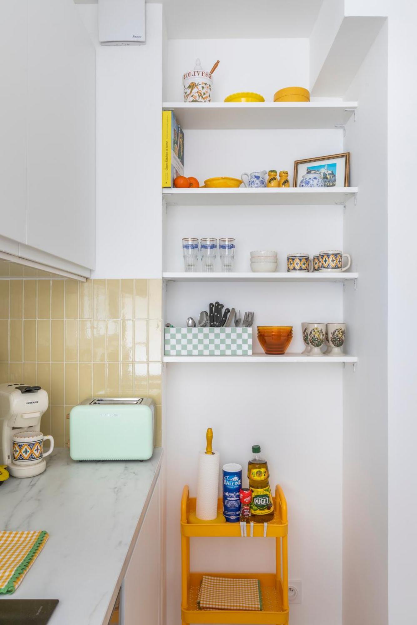 Petit Jaune, T2 Centre Ville Marseille Avec Balcon Bagian luar foto