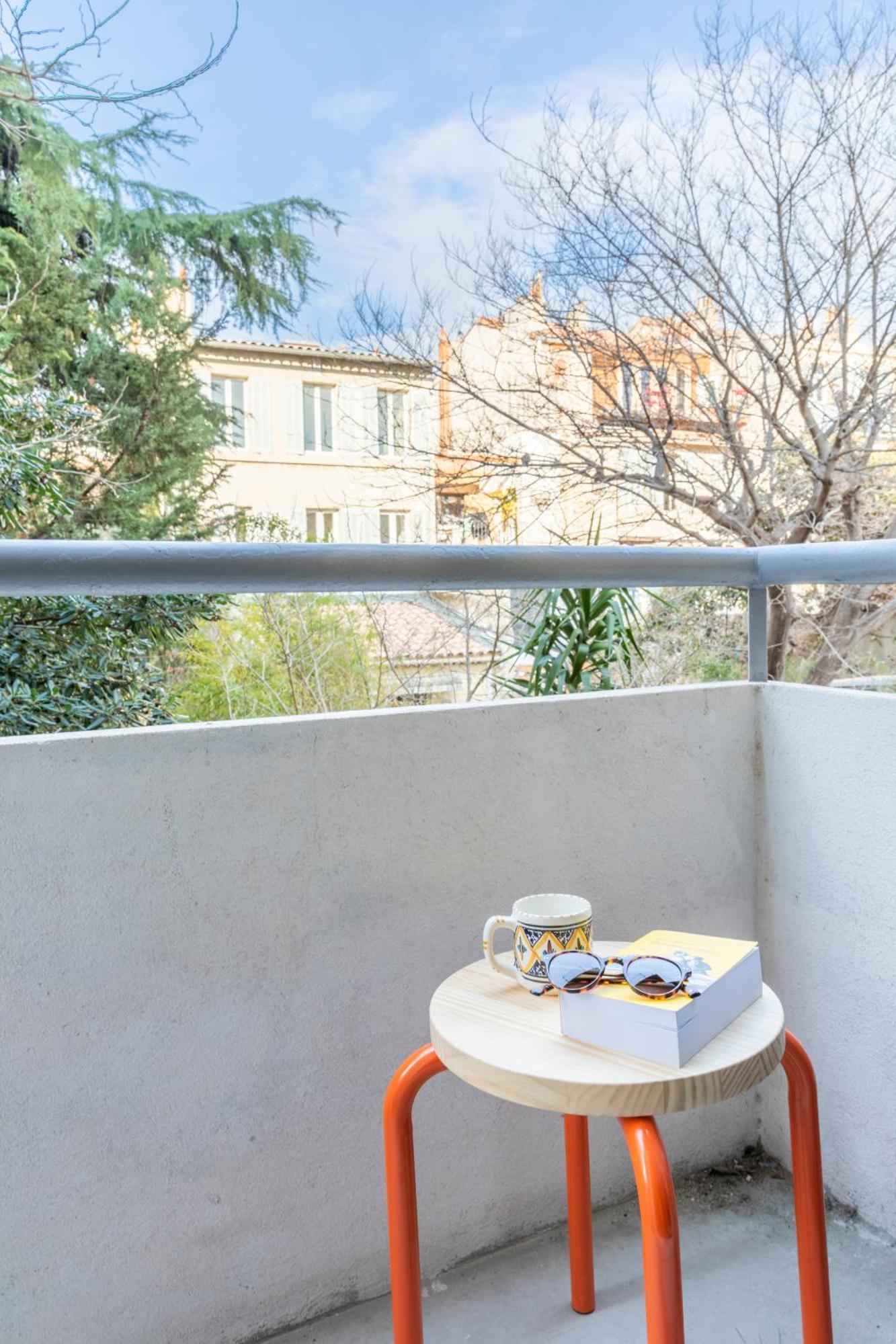 Petit Jaune, T2 Centre Ville Marseille Avec Balcon Bagian luar foto